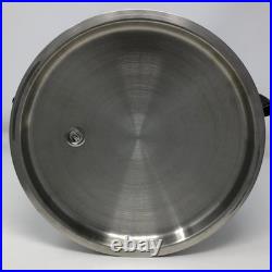 Saladmaster Titanium Stainless Steel 10 Quart Roaster Stock Pot Cover Handles Saladmaster Titanium Stainless Steel 10 Quart Roaster Stock Pot Cover Handles