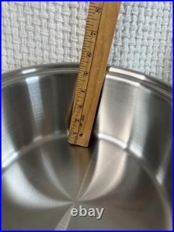 Saladmaster Versa Tec 7 Qt Stock Pot TP304-316 Egg Poacher Dome Lid Stainless St