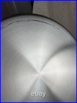 Saladmaster Versa Tec 7 Qt Stock Pot TP304-316 Egg Poacher Dome Lid Stainless St