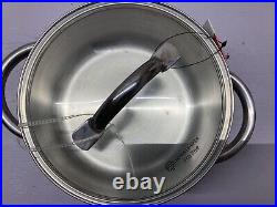 Schulte-Ufer Eco Line Stainless Steel 3 Liter Pot with lid-Germany New Schulte-Ufer Eco Line Stainless Steel 3 Liter Pot with lid-Germany New