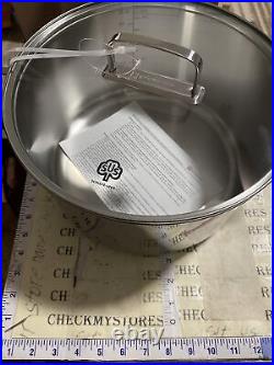 Schulte-Ufer stainless steel Professional cookware stockPot 10qt, 28cm Germany
