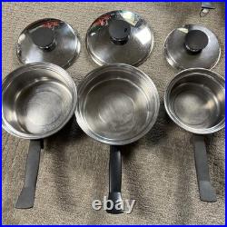 Seal-O-Matic Thermium Multi-Plex Stainless Steel USA Set 13 Pc Vtg