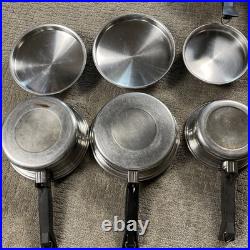 Seal-O-Matic Thermium Multi-Plex Stainless Steel USA Set 13 Pc Vtg