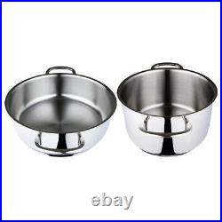 Serenk Modernist Cookware Set Saute Pan Stock Pot, 4 pcs