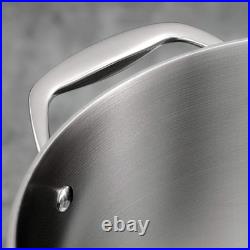 Signature Tri-Ply Clad Stainless Steel 12-Piece Cookware Set with Lids, Pots