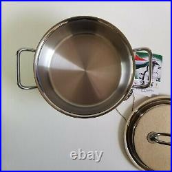 Silga Teknika Cookware Pot Kettle Saucepan Low Casserole Lid 3L 20 cm #13020