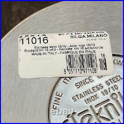 Silga Teknika Small 18/10 Stainless Steel 16cm Stockpot #11016, 2.5L (2.8 Quart)