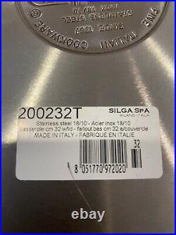 Silga Teknika Stockpot Casserole Stainless Steel 32cm 12.5qt (12L) 200232T Italy