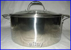 Slightly Used Princess House 3 Pc. 15 Qt. Stainless Steel Stockpot 6314