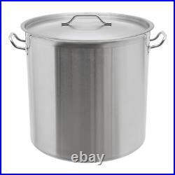 Stainless Steel 100QT Turkey Fryer Crawfish Boil Pot Seafood Boil Stock Pot