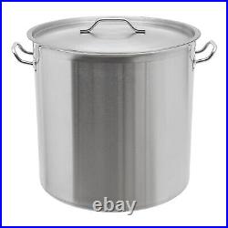 Stainless Steel 100QT Turkey Fryer Crawfish Boil Pot Seafood Boil Stock Pot