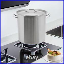 Stainless Steel 100QT Turkey Fryer Crawfish Boil Pot Seafood Boil Stock Pot