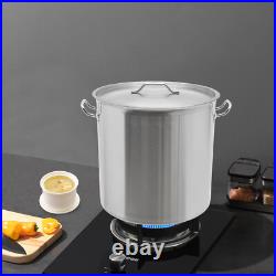 Stainless Steel 100QT Turkey Fryer Crawfish Boil Pot Seafood Boil Stock Pot
