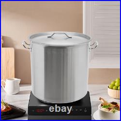 Stainless Steel 100QT Turkey Fryer Crawfish Boil Pot Seafood Boil Stock Pot