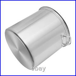 Stainless Steel 100QT Turkey Fryer Crawfish Boil Pot Seafood Boil Stock Pot