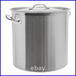 Stainless Steel 100QT Turkey Fryer Crawfish Boil Pot Seafood Boil Stock Pot