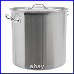 Stainless Steel 100QT Turkey Fryer Crawfish Boil Pot Seafood Boil Stock Pot