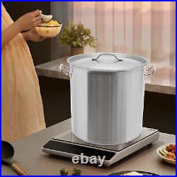 Stainless Steel 100QT Turkey Fryer Crawfish Boil Pot Seafood Boil Stock Pot