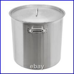 Stainless Steel 100QT Turkey Fryer Crawfish Boil Pot Seafood Boil Stock Pot