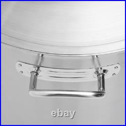 Stainless Steel 100QT Turkey Fryer Crawfish Boil Pot Seafood Boil Stock Pot