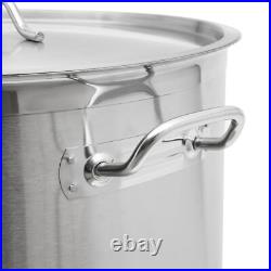 Stainless Steel 100QT Turkey Fryer Crawfish Boil Pot Seafood Boil Stock Pot