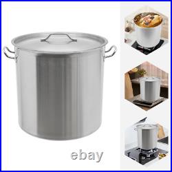 Stainless Steel 100QT Turkey Fryer Crawfish Boil Pot Seafood Boil Stock Pot