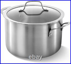 Stainless Steel 6-Qt Stock Pot with Lid
