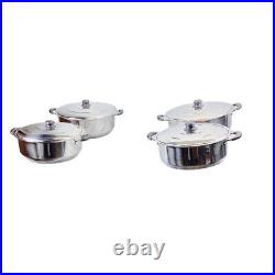 Stainless Steel 8QT/10QT/12QT/14QT Stock Pot, Boiling Pot, Soup Pot with Lid