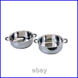 Stainless Steel 8QT/10QT/12QT/14QT Stock Pot, Boiling Pot, Soup Pot with Lid