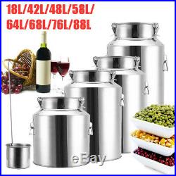 Stainless Steel Barrel Drum Wine Beer Whiskey Storage Tank Cup Stock Pot Lager
