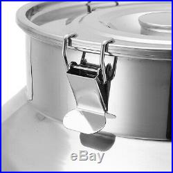 Stainless Steel Barrel Drum Wine Beer Whiskey Storage Tank Cup Stock Pot Lager