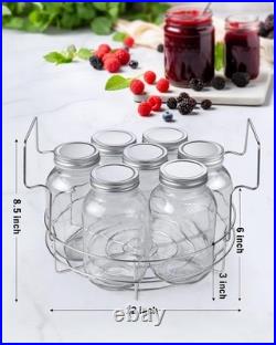 Stainless Steel Canning Pot 20 Quart, Jar Rack Included