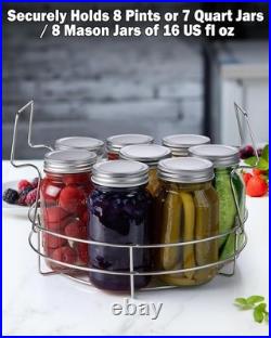 Stainless Steel Canning Pot 20 Quart, Jar Rack Included