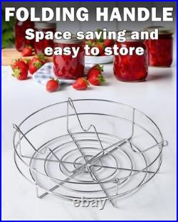 Stainless Steel Canning Pot 20 Quart, Jar Rack Included