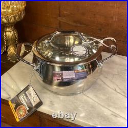 Stainless Steel Cookware David Burke Splendor 7, 4 & 2qt Pot Set with Glass Lids