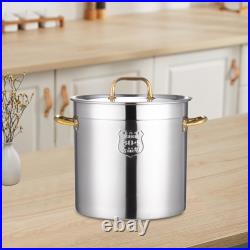 Stainless Steel Cookware Stockpot Stock Pot for Hotel Household Buffet