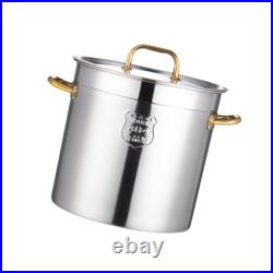 Stainless Steel Cookware Stockpot Stock Pot for Hotel Household Buffet