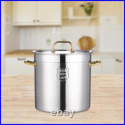 Stainless Steel Cookware Stockpot Stock Pot for Hotel Household Buffet