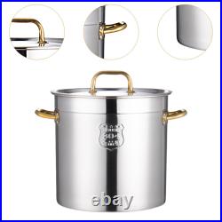 Stainless Steel Cookware Stockpot Stock Pot for Hotel Household Buffet