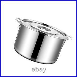 Stainless Steel Cookware Stockpot Thick Heavy Duty Stock Pot Large