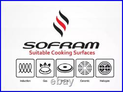 Stainless Steel Deep Stock Pot with Glass Lid Soup Pot Deep Casserole Cooking Po