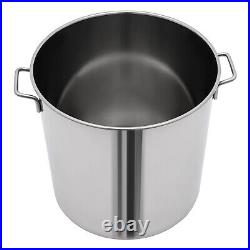 Stainless Steel Seafood Boil Pot with Basket Shrimp Boil Stock Pot with Strainer