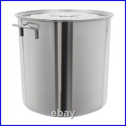 Stainless Steel Seafood Boil Pot with Basket Shrimp Boil Stock Pot with Strainer