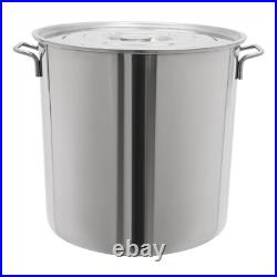 Stainless Steel Seafood Boil Pot with Basket Shrimp Boil Stock Pot with Strainer
