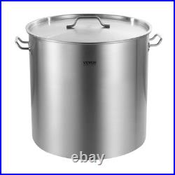 Stainless Steel Stockpot, 100 Quart Large Cooking Pots, Cookware Sauce Pot with