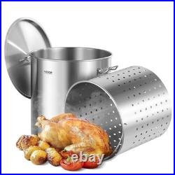 Stainless Steel Stockpot, 84 Quart Large Cooking Pots, Cookware Sauce Pot with