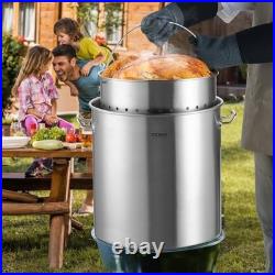 Stainless Steel Stockpot, 84 Quart Large Cooking Pots, Cookware Sauce Pot with