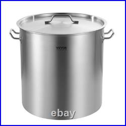 Stainless Steel Stockpot, 84 Quart Large Cooking Pots, Cookware Sauce Pot with B