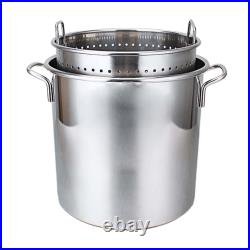 Stainless Steel Stockpot Heavy Duty Cooking Pot for Household Canteens Hotel