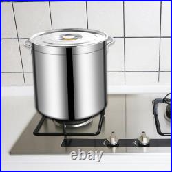 Stainless Steel Stockpot Large Soup Pot for Canteens Household Commercial